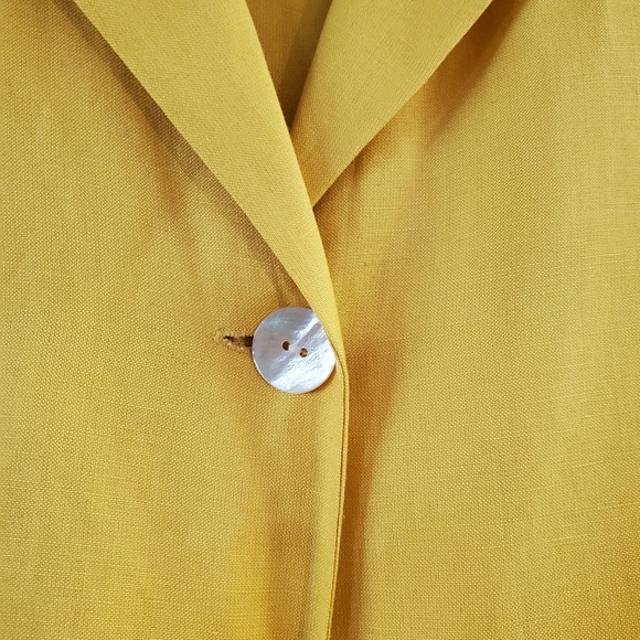 Cynthia Howie for Maggy Boutique Women's Linen Blend Jacket Size 14 Embroidered - Picture 3 of 6